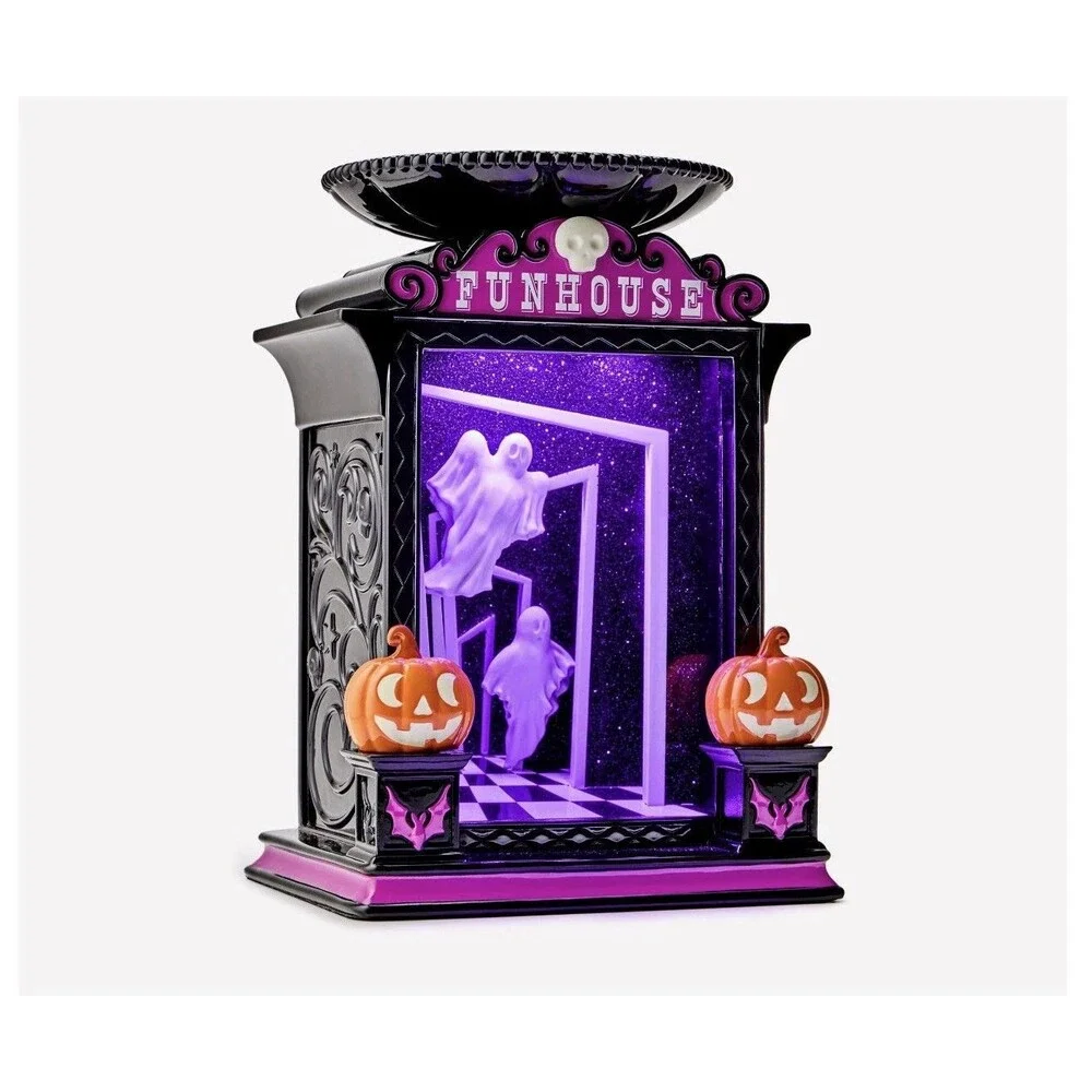 2026 Bath & Body Works Halloween Funhouse Pedestal Light-Up 3-Wick Candle Holder